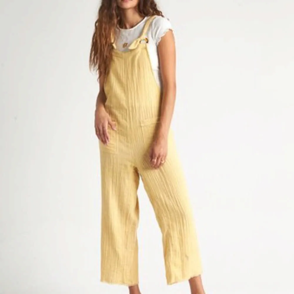 BILLABONG 女 RUN WILD 吊帶長褲 淺黃 6507539ASPNE 歷史價格詳細信息