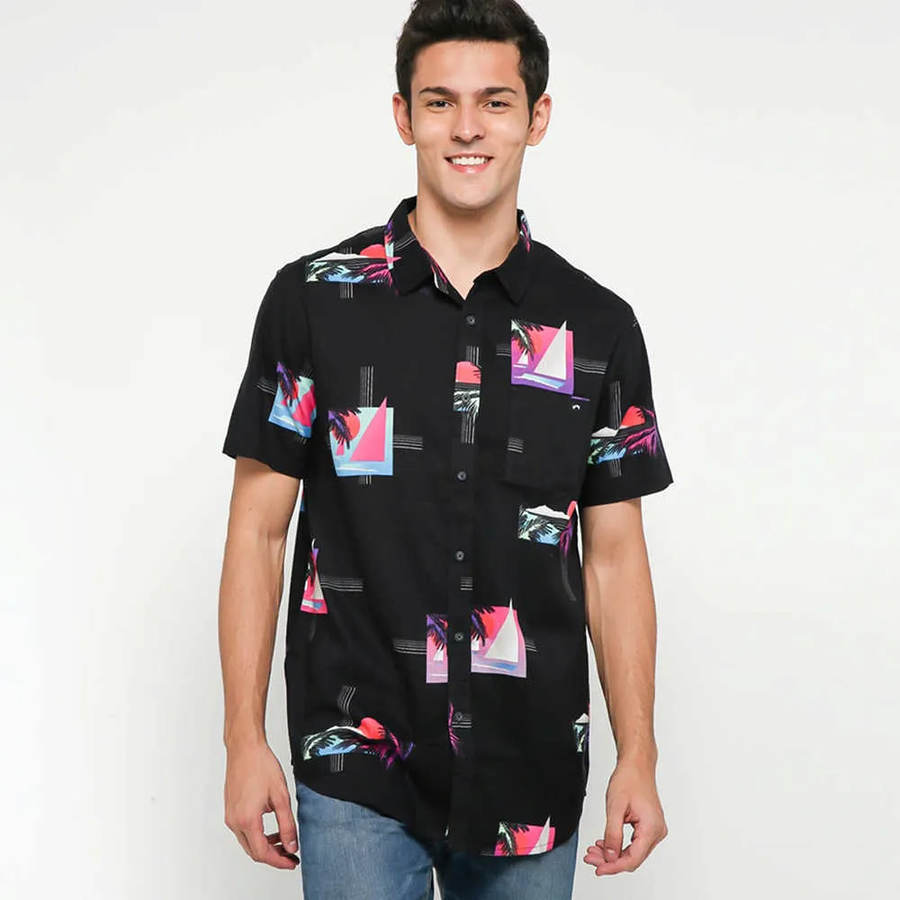 BILLABONG SUNDAYS FLORAL SS 男 短袖襯衫 9508209AQB 水藍 歷史價格詳細信息