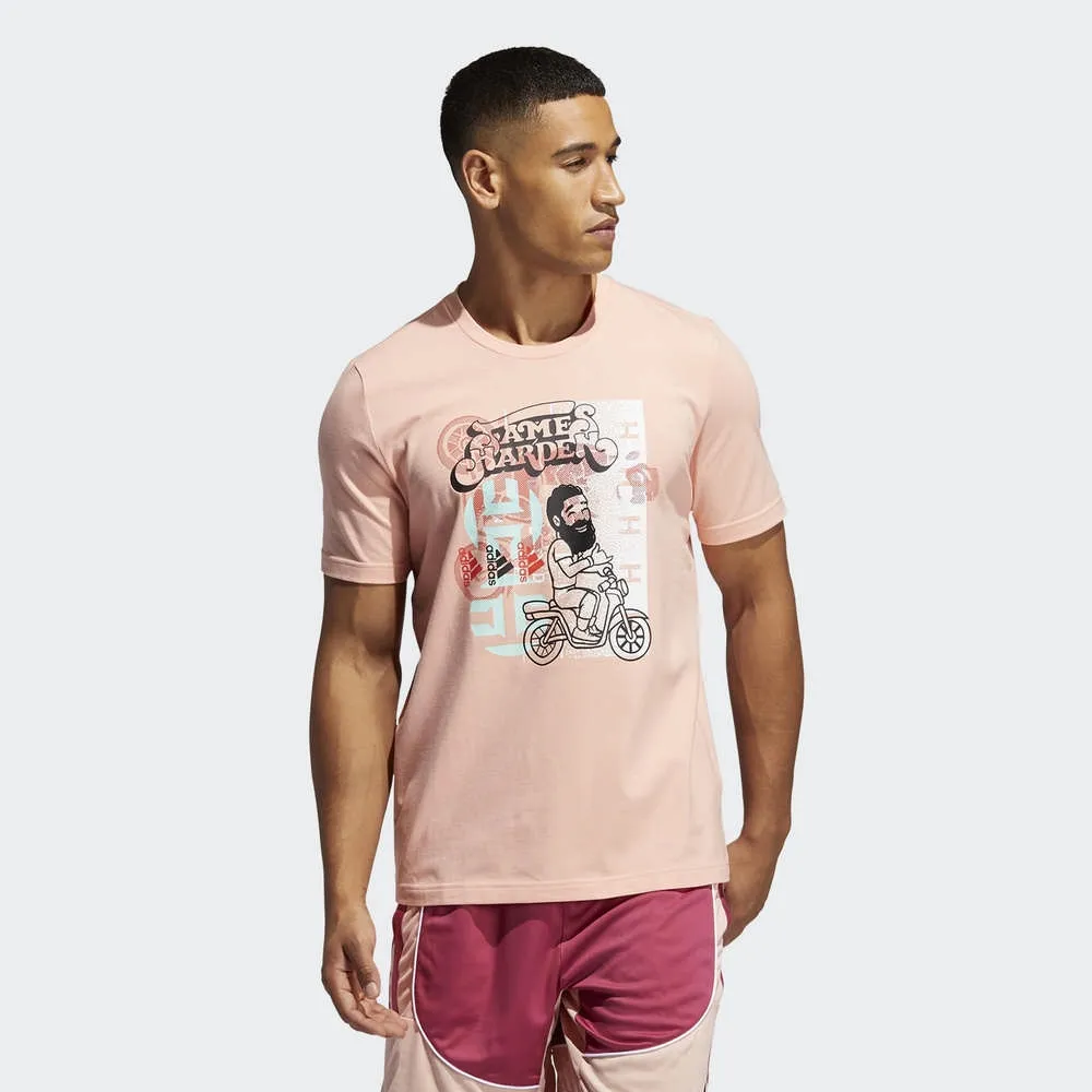 ADIDAS HARDEN 男 短袖上衣 白-GP3427 歷史價格詳細信息