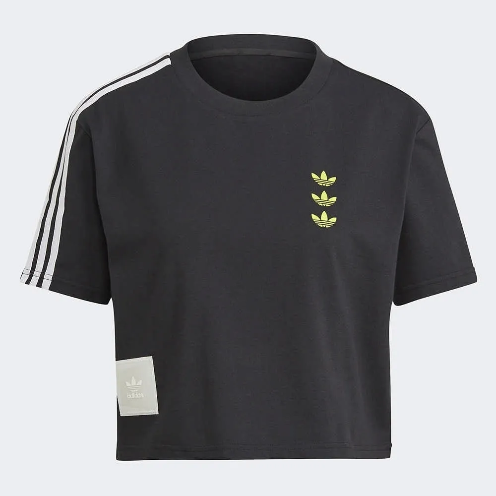 Adidas Trefoil Tee IR9534 女 短袖 上衣 T恤 運動 經典 休閒 三葉草 基本款 白 歷史價格詳細信息