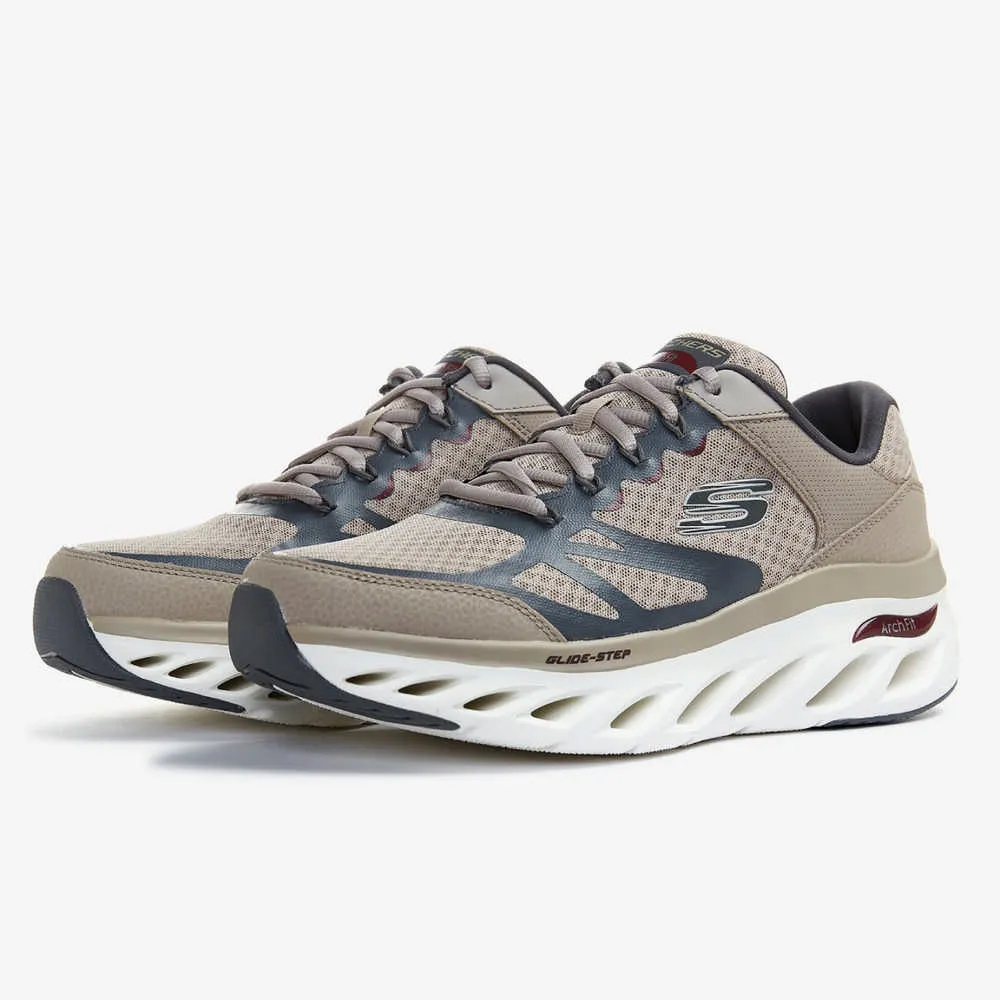 Skechers 休閒鞋 Arch Fit Glide-Step 黑 紫藍 中空中底 女鞋 ACS 149387BKMT 歷史價格詳細信息