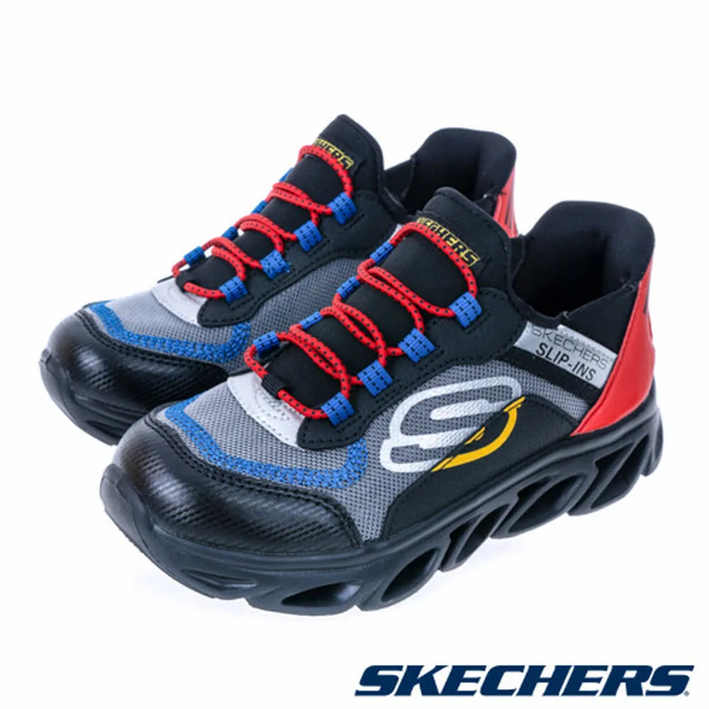 Skechers 童鞋 Flex Glide Slip-Ins 藍 粉紅 銀 緩震 小朋友 運動鞋 302221LBLPK 歷史價格詳細信息