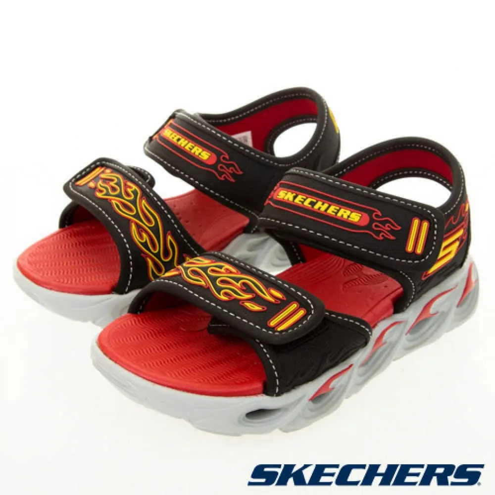 【SKECHERS】中大童 THERMO-FLASH 休閒鞋-400103LBKRD 歷史價格詳細信息