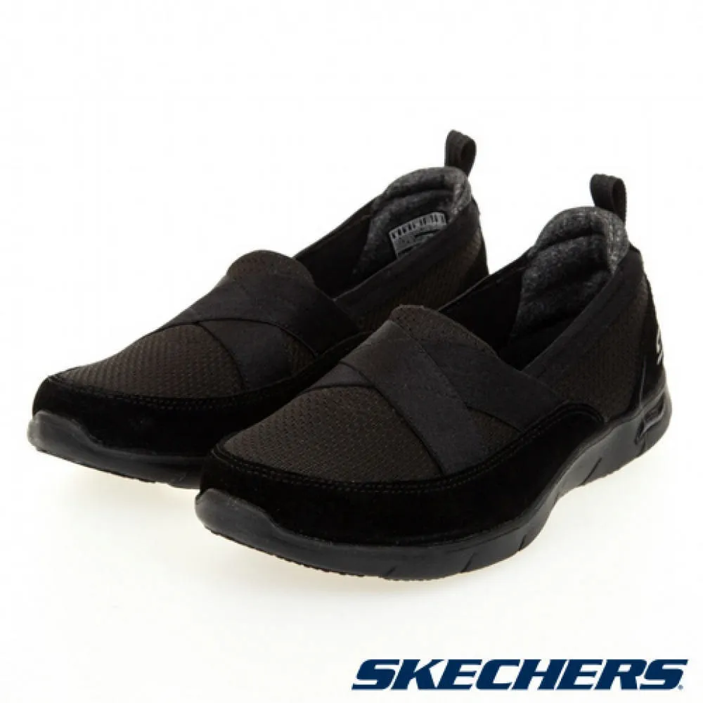 Skechers 休閒鞋 Arch Fit Refine 寬楦 全黑 健走鞋 女鞋 【ACS】 104270-WBBK 歷史價格詳細信息