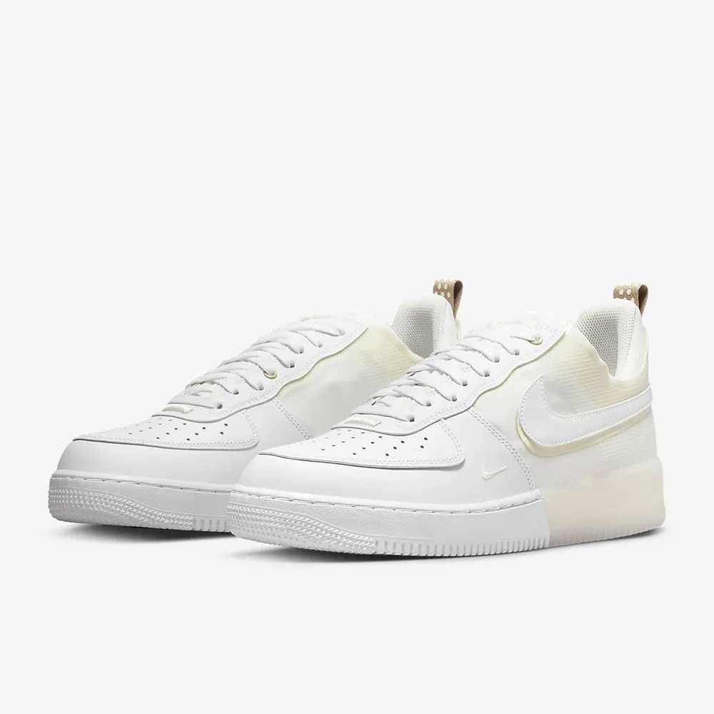 Nike Air Force 1 React QS 反光 男 女 骨白 冰藍 板 CQ8879-100 現貨慢跑鞋【ADIDAS x NIKE】 歷史價格詳細信息