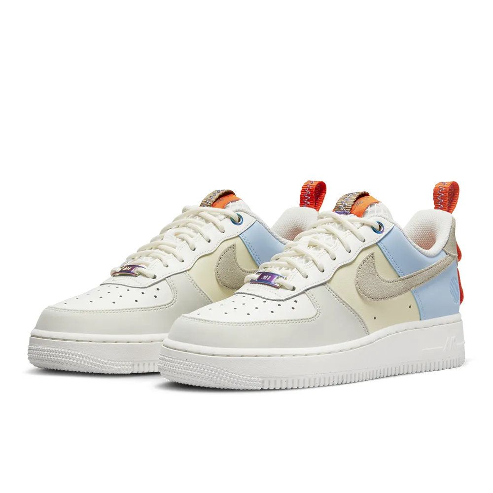 【NIKE】WMNS AIR FORCE 1 07 LX 休閒鞋 女鞋 白藍-DR0148100 歷史價格詳細信息