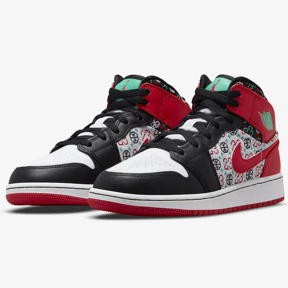 【NIKE】AIR JORDAN 1 MID (GS) 中大童 運動休閒鞋-DQ8423154 歷史價格詳細信息