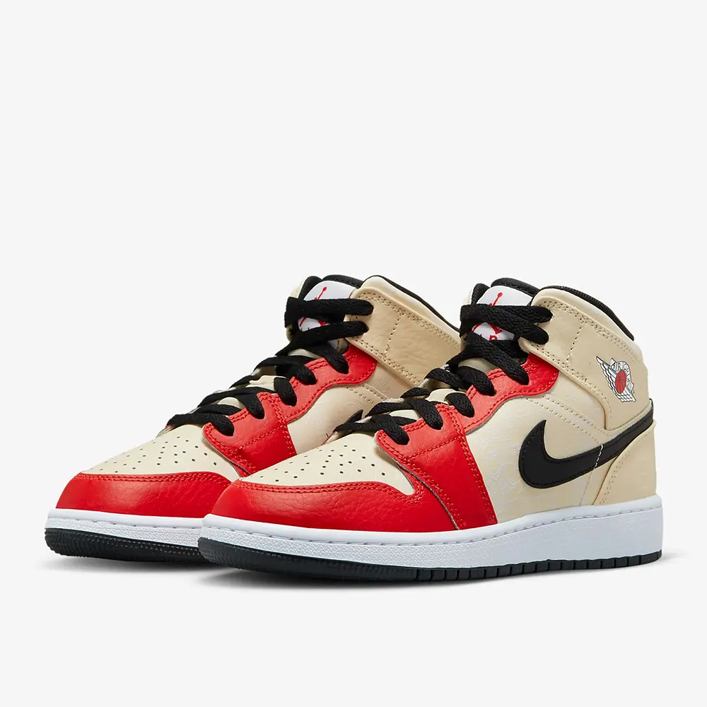 【NIKE】AIR JORDAN 1 MID SS (GS) 中大童鞋 籃球鞋 女鞋 綠/咖啡色-FQ8101200 歷史價格詳細信息