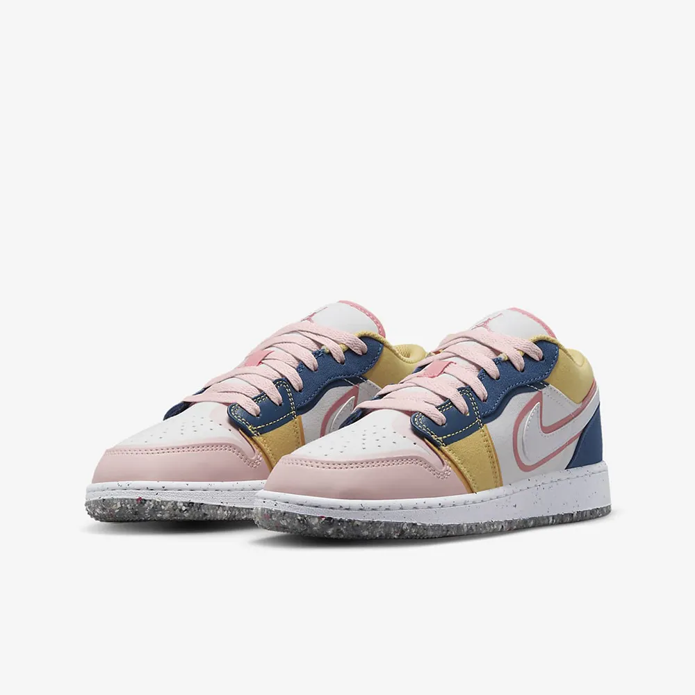 Nike Air Jordan 1 Low SE GS HJ3481-491 大童 休閒鞋 喬丹 流沙勾勾 冰藍 歷史價格詳細信息
