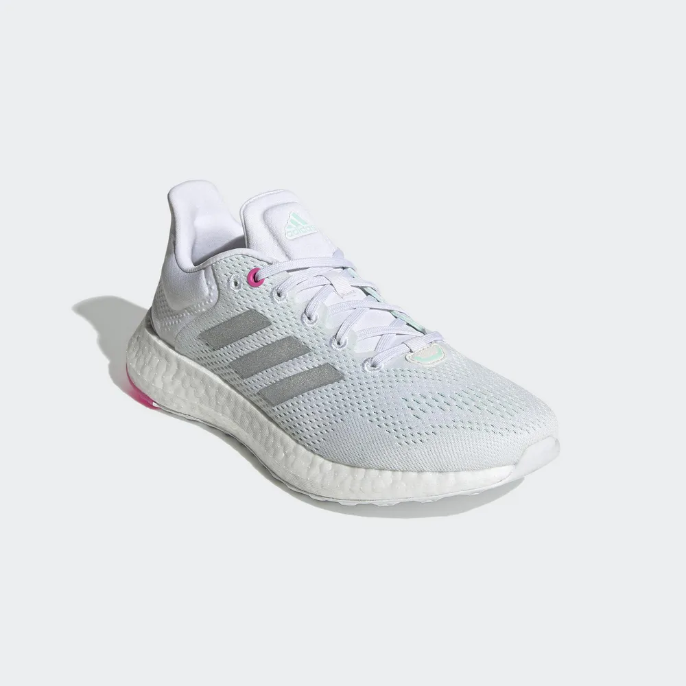 ADIDAS 男 女 慢跑鞋 PUREBOOST 21 GY5094 (202104) 情侶鞋 白 反光 BOOST 歷史價格詳細信息