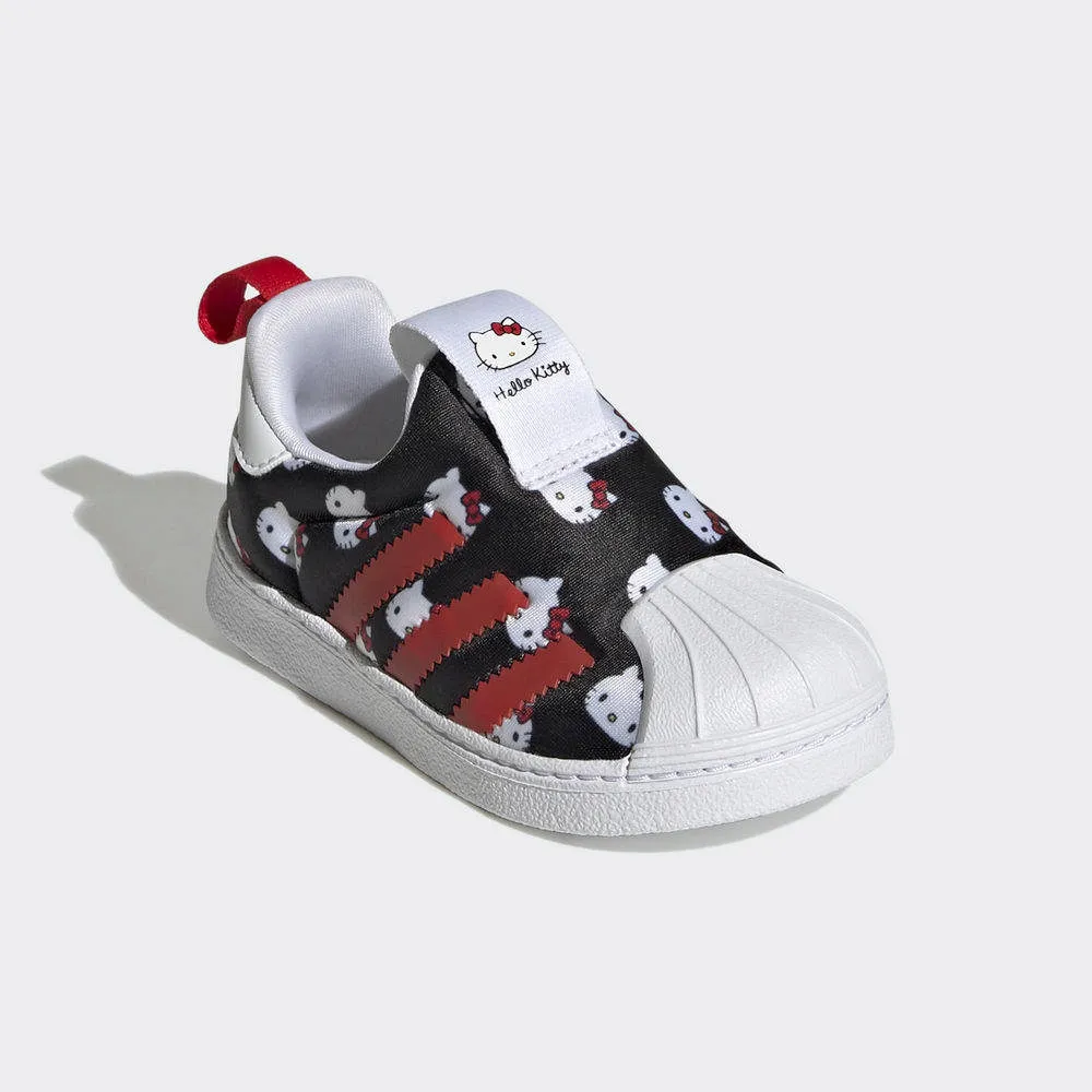 Adidas Superstar 360 I [IF7019] 小童 休閒鞋 經典 套穿式 HELLO KITTY 白藍 歷史價格詳細信息