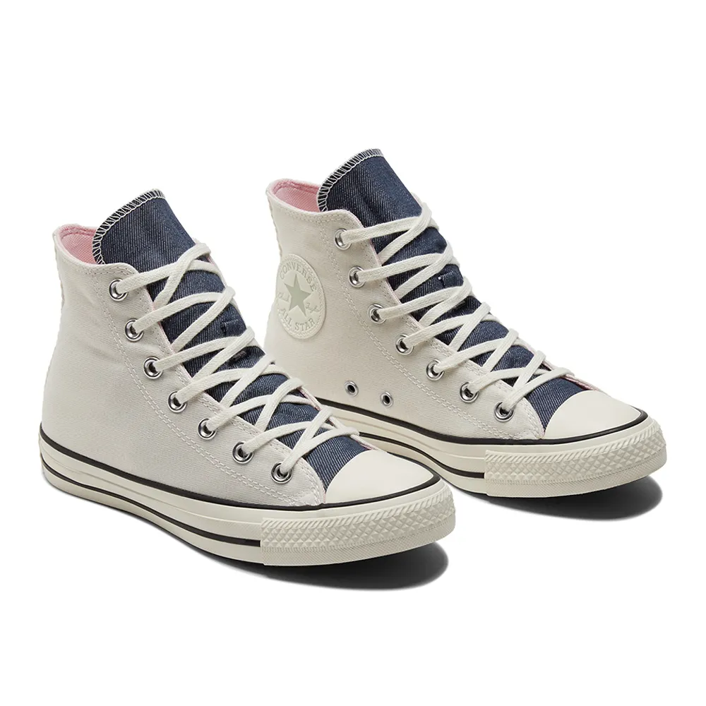 Converse CTAS HI 女鞋 灰藍 高筒 經典 街頭 帆布 牛仔 撞色 休閒鞋 A02881C 歷史價格詳細信息