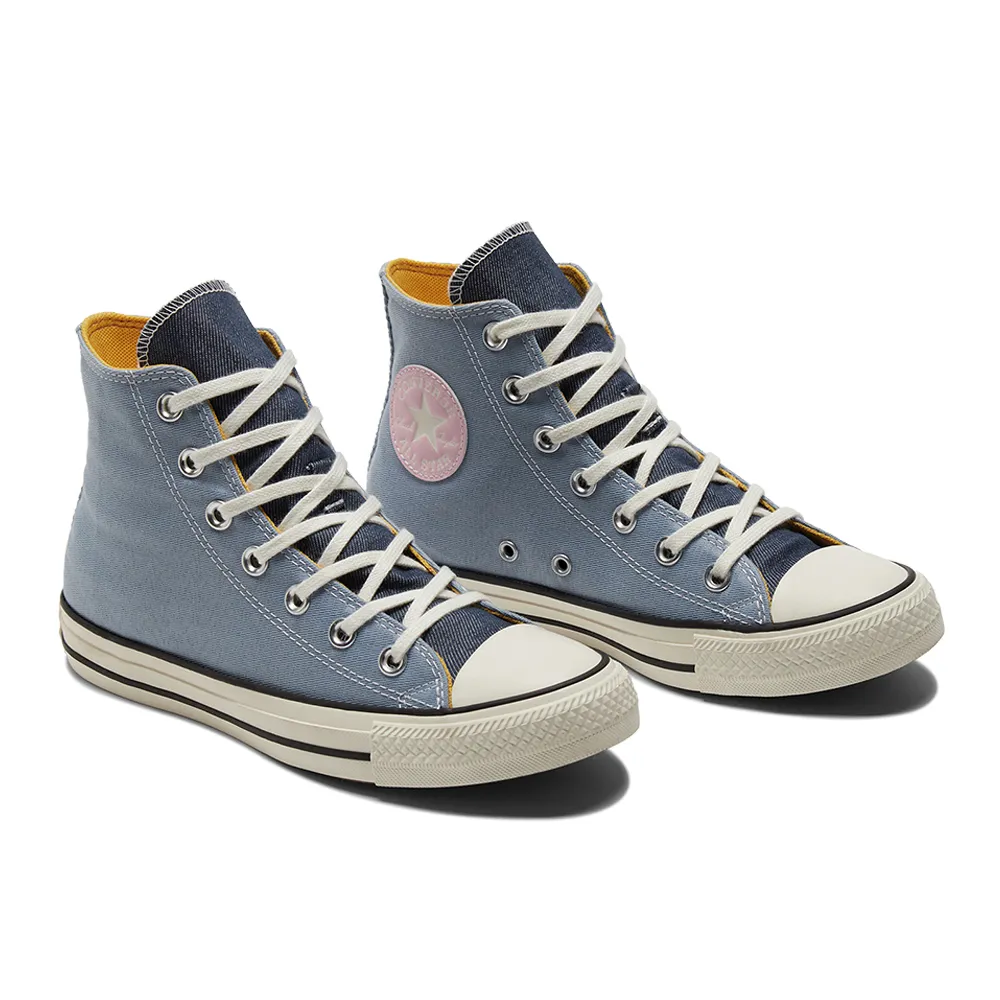 Converse CTAS HI 女鞋 灰藍 高筒 經典 街頭 帆布 牛仔 撞色 休閒鞋 A02881C 歷史價格詳細信息