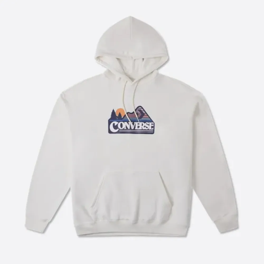 【CONVERSE】LOGO HEAVYWEGHT HOODIE 連帽上衣 男 黑色-10026526-A01 歷史價格詳細信息
