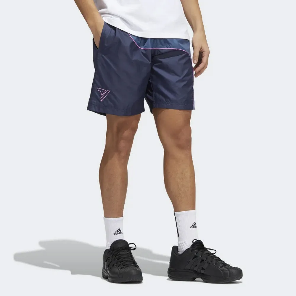 ADIDAS 短褲 TRAE SHORT 男 HI3836 藍色 歷史價格詳細信息