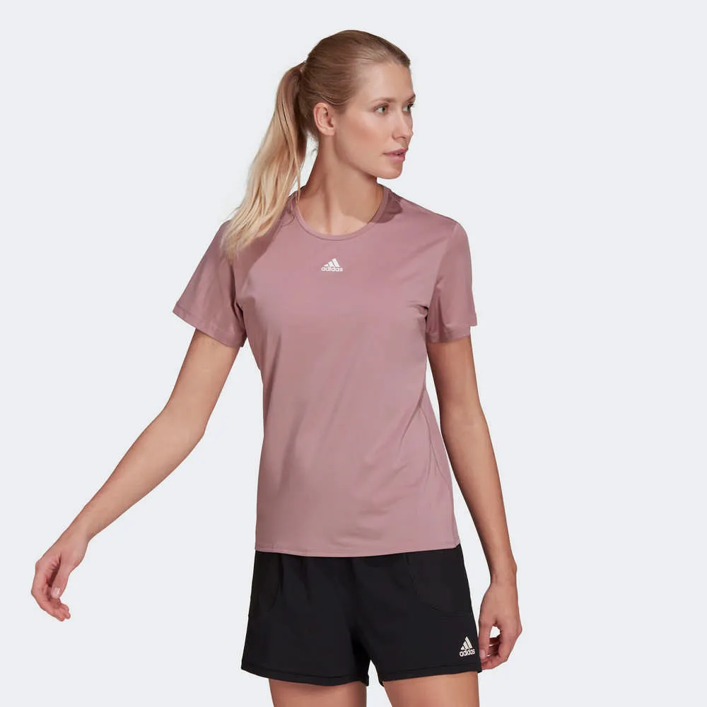 【ADIDAS】WTR HEAT.RDY T 女 短袖上衣 黃-HI3970 歷史價格詳細信息