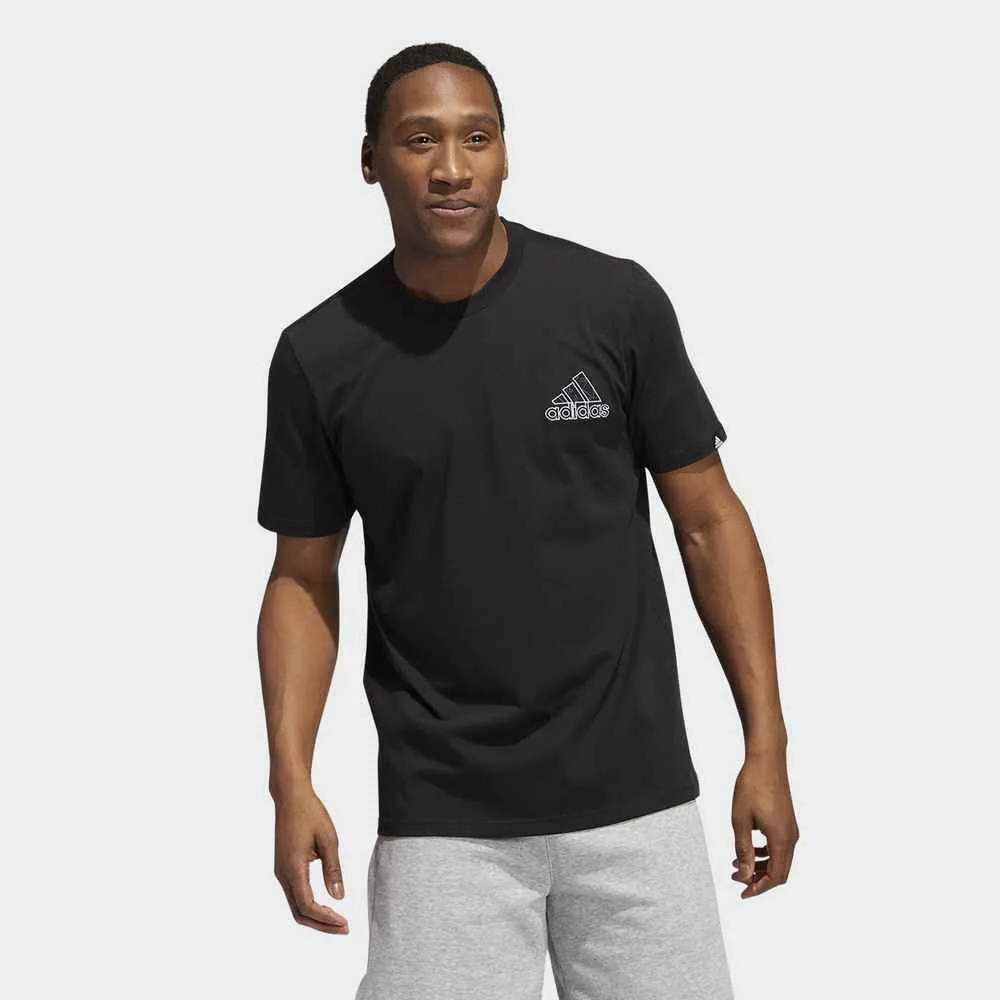 ADIDAS 男 M EMB LIN G T 短袖上衣 休閒 舒適 寬鬆 棉質 - HK6781 歷史價格詳細信息