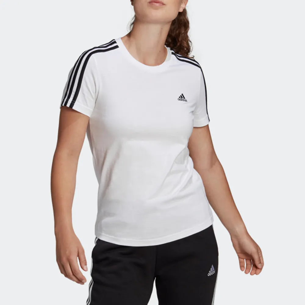 【ADIDAS】W 3S BABY T 短袖上衣 短版上衣 女 黑色-IR6111 歷史價格詳細信息
