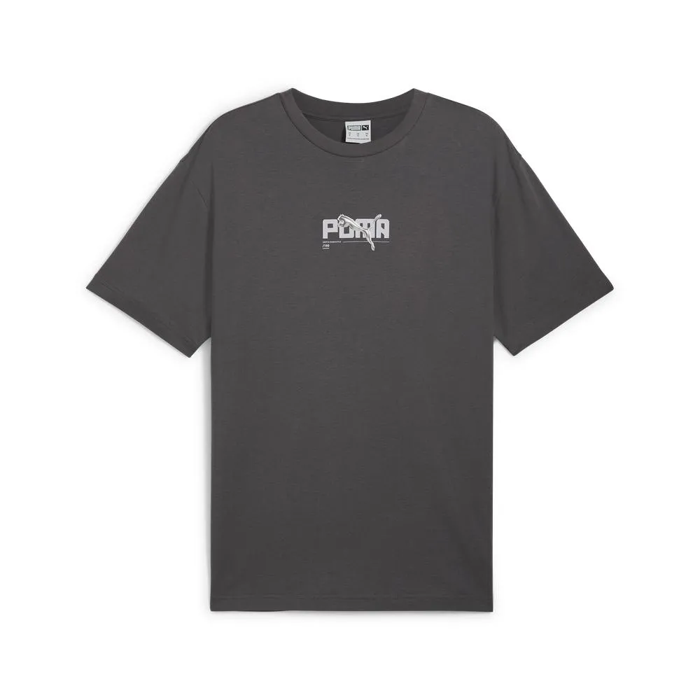 【PUMA】流行系列Chrome Cat圖樣短袖T恤(N) 短袖上衣 中 淺灰色-62788863 歷史價格詳細信息