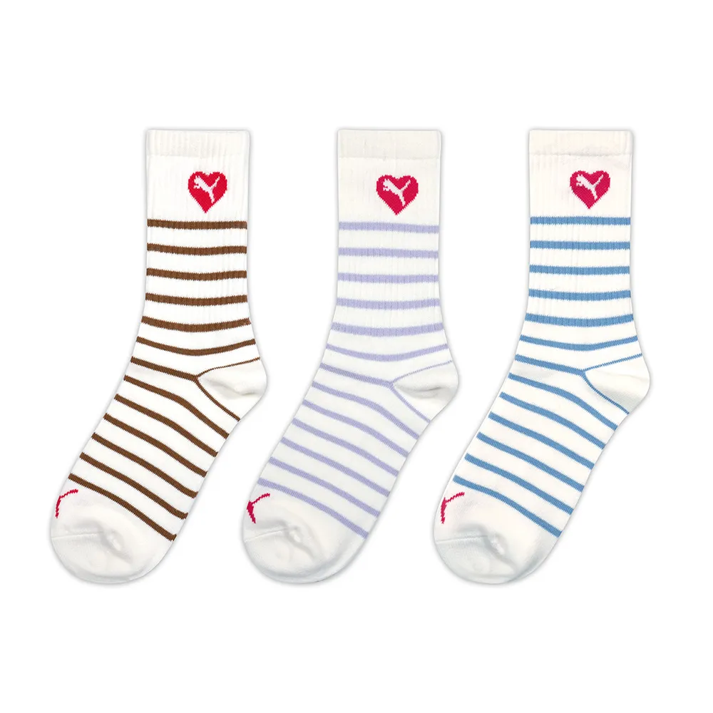 【PUMA官方旗艦】Fashion條紋長襪 3雙組 男女共同 BB146001 歷史價格詳細信息