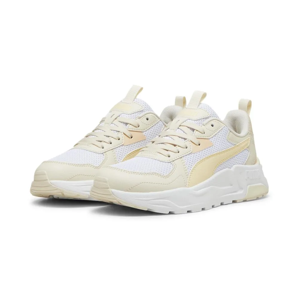 Puma 休閒鞋 Trinity 男鞋 女鞋 米白 黑綠 Eso 瘦子 著用款 基本款 皮革 情侶鞋 38928905 歷史價格詳細信息