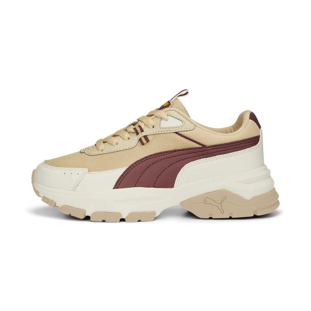 Puma Cassia Via 女鞋 黑白色 厚底 增高 拼接 運動 皮革 老爹鞋 休閒鞋 38922302 歷史價格詳細信息