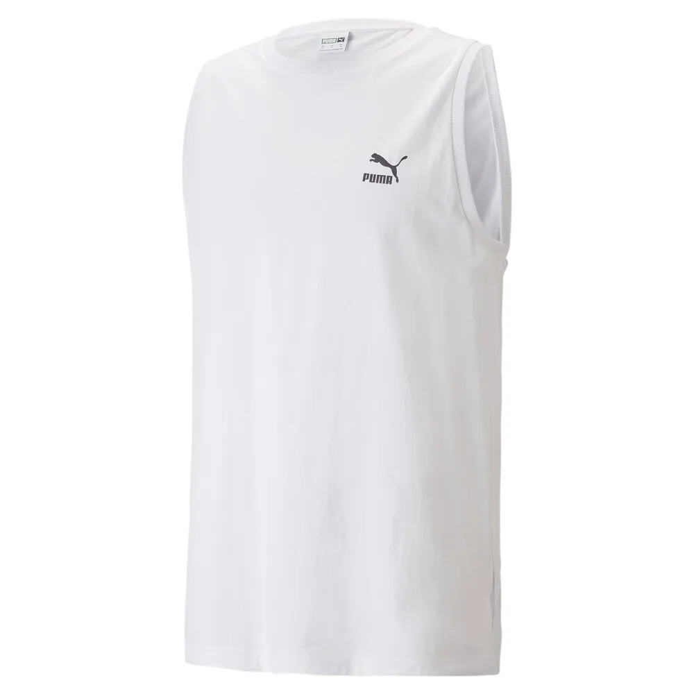 PUMA 流行系列Classics休閒背心(M) 男背心上衣 59626901 黑 歷史價格詳細信息