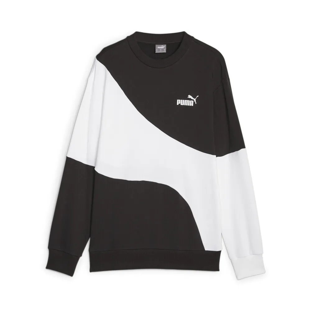 【PUMA】基本系列Puma Power Cat長厚連帽T恤 連帽上衣 女 拼接 紫白-67397725 歷史價格詳細信息