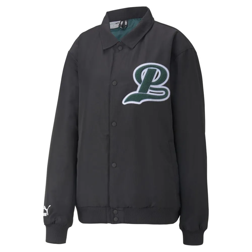 PUMA 流行系列 PUMA T 教練外套 風衣外套 保暖 E.SO瘦子同款 53917501 歐規 現貨 帥氣加分 歷史價格詳細信息