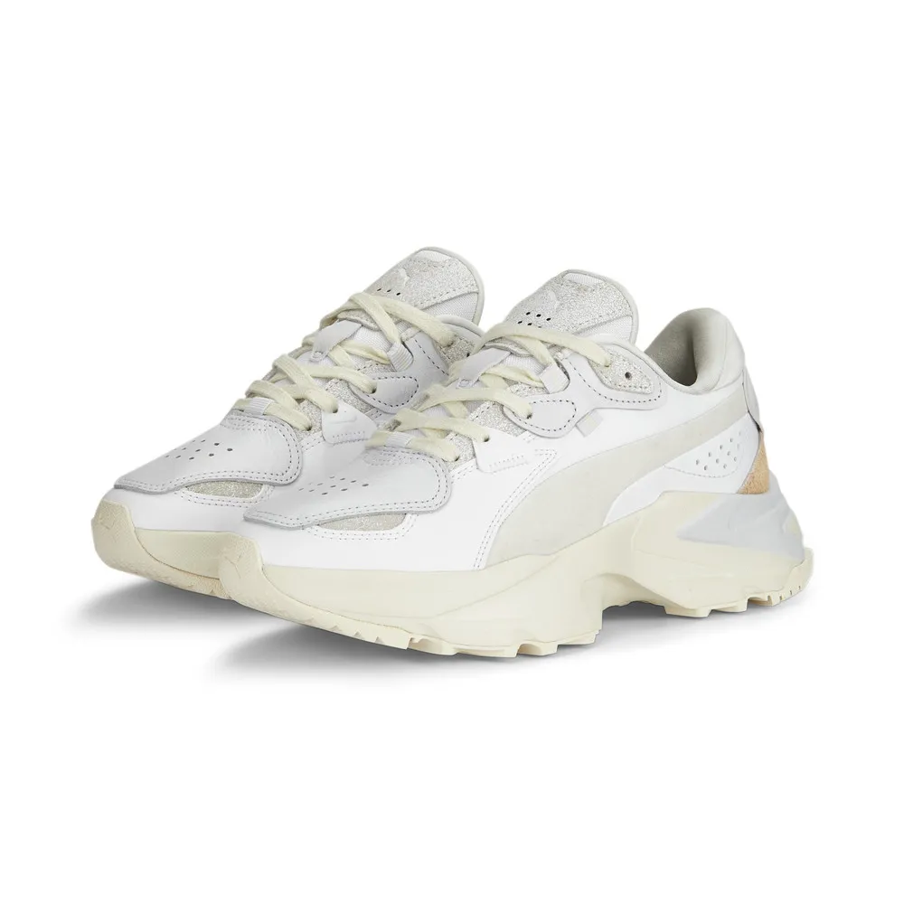 Puma Orkid Thrifted 米白 麂皮 皮革 百搭 老爹鞋 女款 J1790【新竹皇家38990901】 歷史價格詳細信息