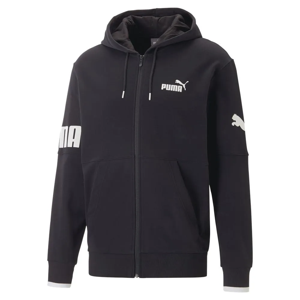 【PUMA】基本系列Power連帽外套(M) 連帽外套 男 黑色-68269901 歷史價格詳細信息