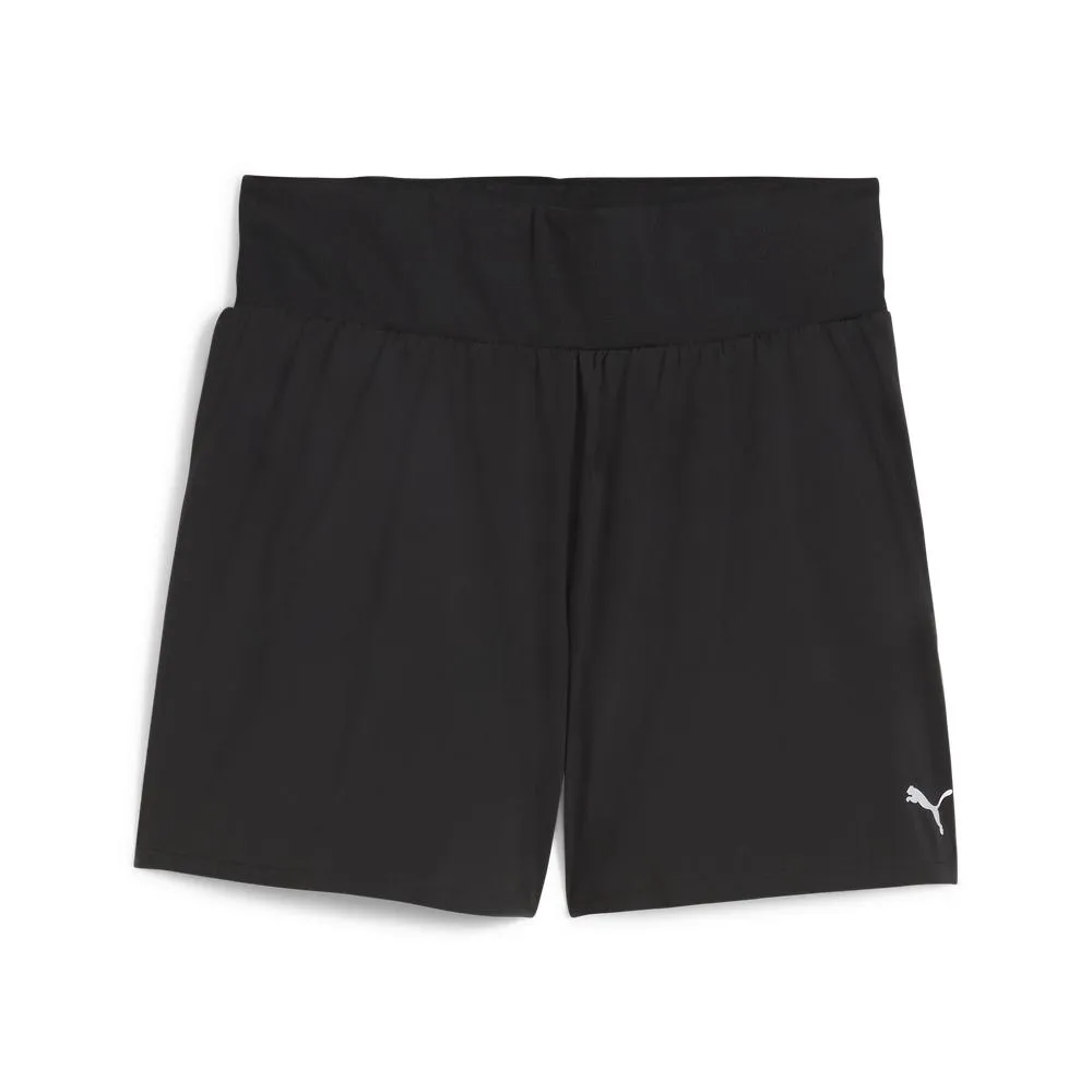 PUMA 短褲 慢跑系列 EVOLVE 黑 4吋 運動 短風褲 女 52496801 歷史價格詳細信息