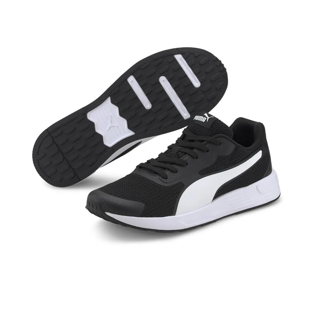 PUMA Taper Jr 鞋帶款 運動鞋 大童鞋 黑白 NO.R6178 歷史價格詳細信息