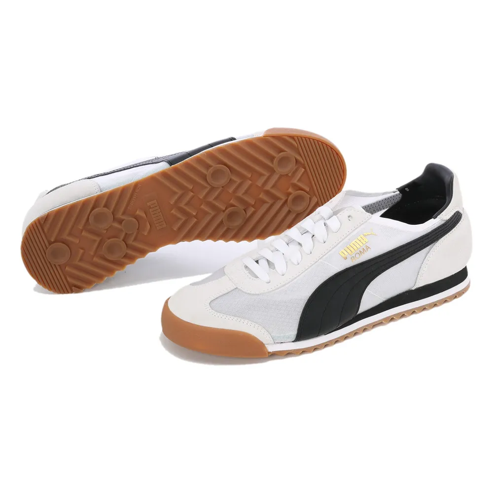 Puma 休閒鞋 Roma Basic 白 黑 男鞋 復古 運動鞋 皮革鞋面 基本款 【ACS】 35357204 歷史價格詳細信息