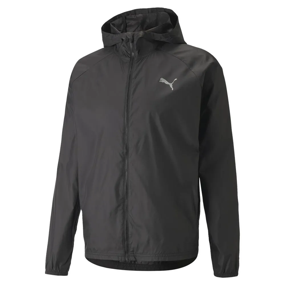 【PUMA】慢跑系列Run Fav連帽風衣外套(M) 風衣外套 男 黑色-52315401 歷史價格詳細信息