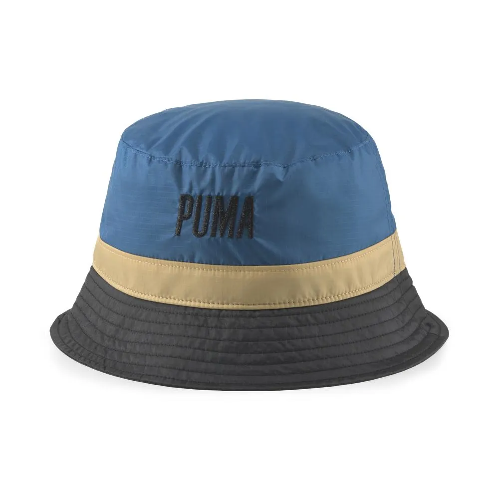 Puma 漁夫帽 PRIME Techlab 灰藍 男女款 帽子 防潑水 抽繩 遮陽 戶外 02438502 歷史價格詳細信息