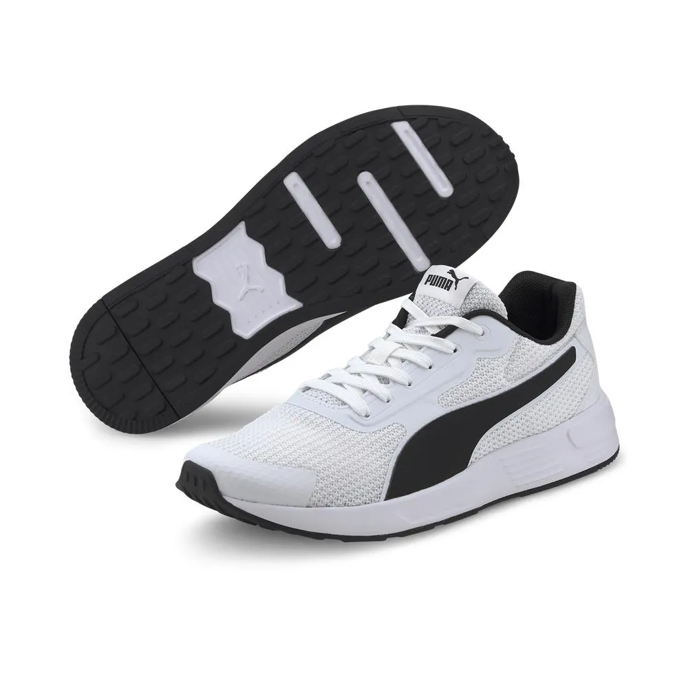 PUMA Taper Jr 鞋帶款 運動鞋 大童鞋 黑白 NO.R6178 歷史價格詳細信息