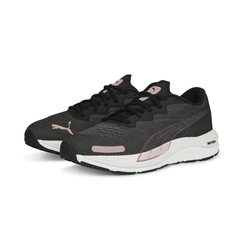 【PUMA】Velocity Nitro 2 Wns 運動鞋 慢跑鞋 女鞋 黑 粉(37626209) 歷史價格詳細信息
