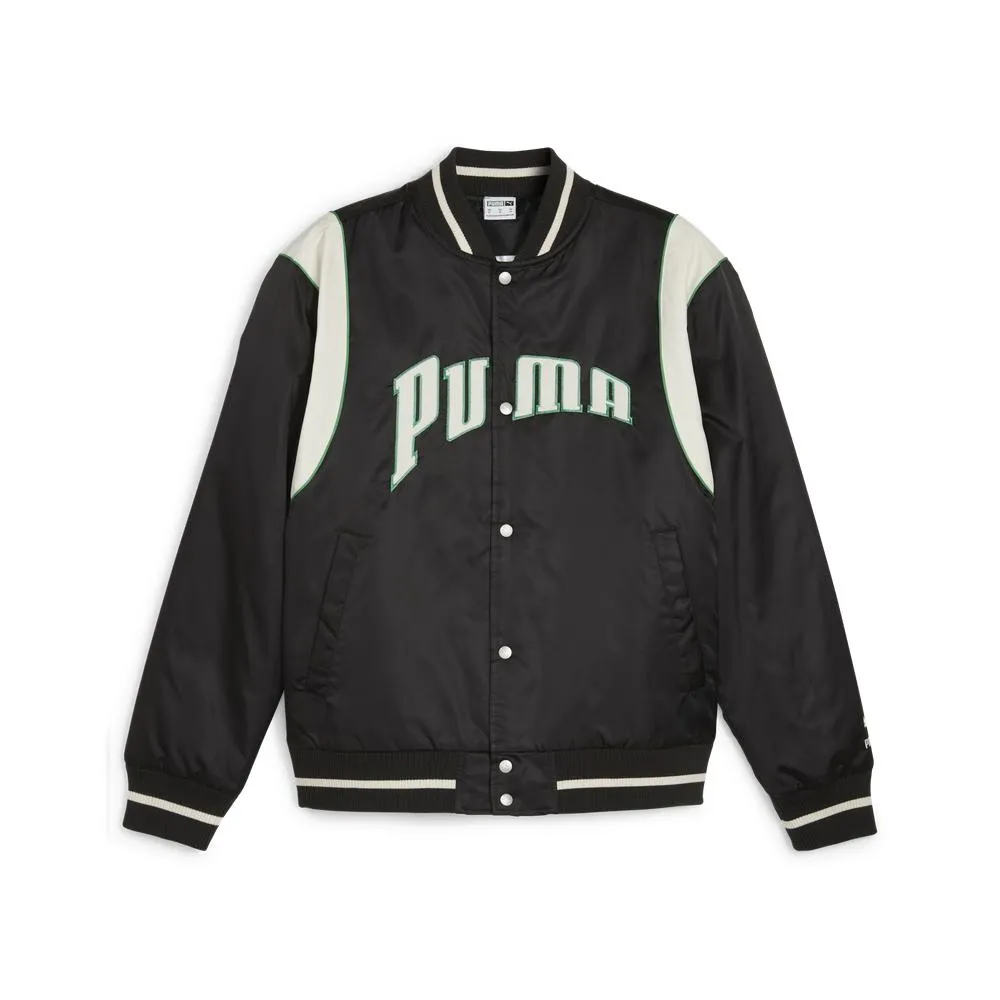【PUMA】流行系列P.Team Fanbase棒球外套(N) 休閒外套 男女 黑色-62369101 歷史價格詳細信息