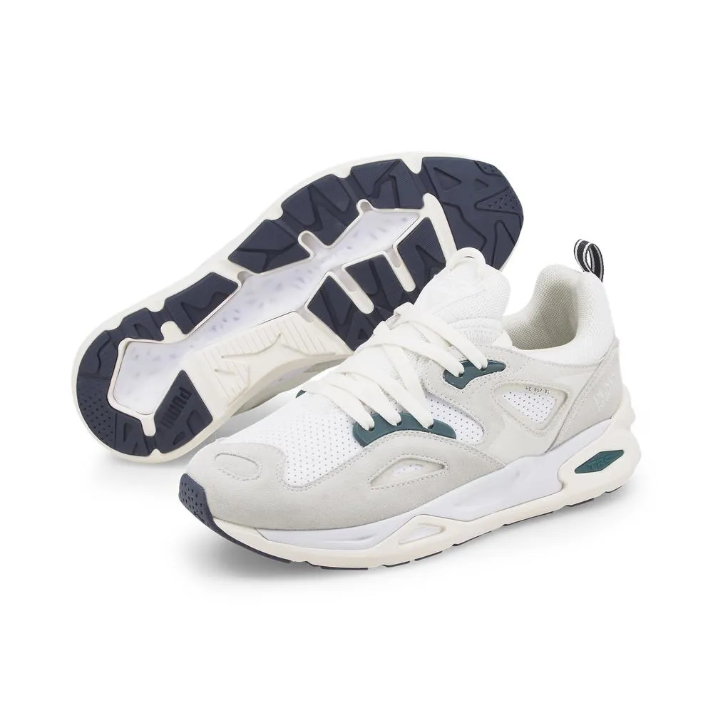 Puma TRC Blaze Ivy League 米灰綠 麂皮 休閒鞋 男女款 B3240【新竹皇家38643201】 歷史價格詳細信息