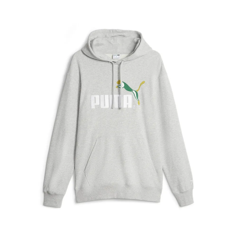 【PUMA】流行系列No.1 Logo慶祝 男女 長厚連帽T恤 綠-62195186 歷史價格詳細信息