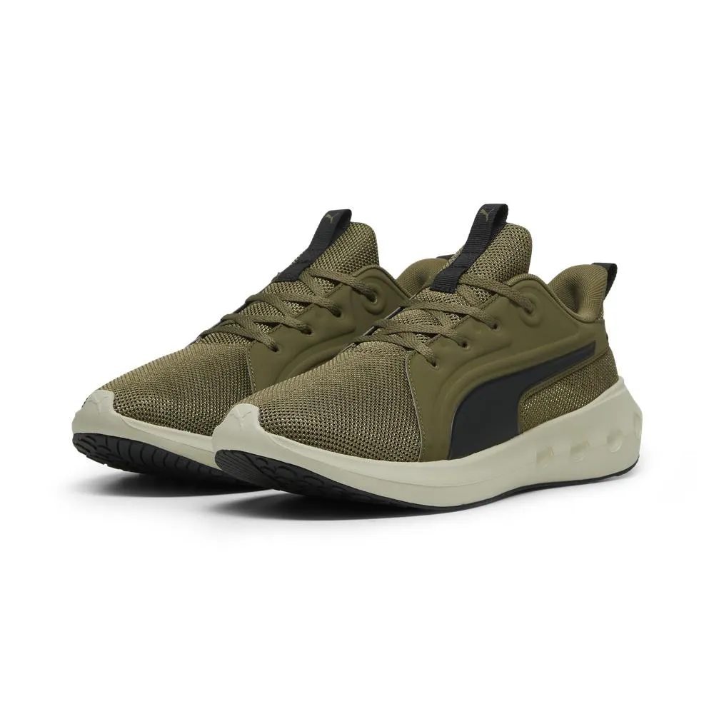 Puma 慢跑鞋 Carson 2 Knit NM 綠 軍綠 白 女鞋 基本款 運動鞋  【ACS】 19108502 歷史價格詳細信息