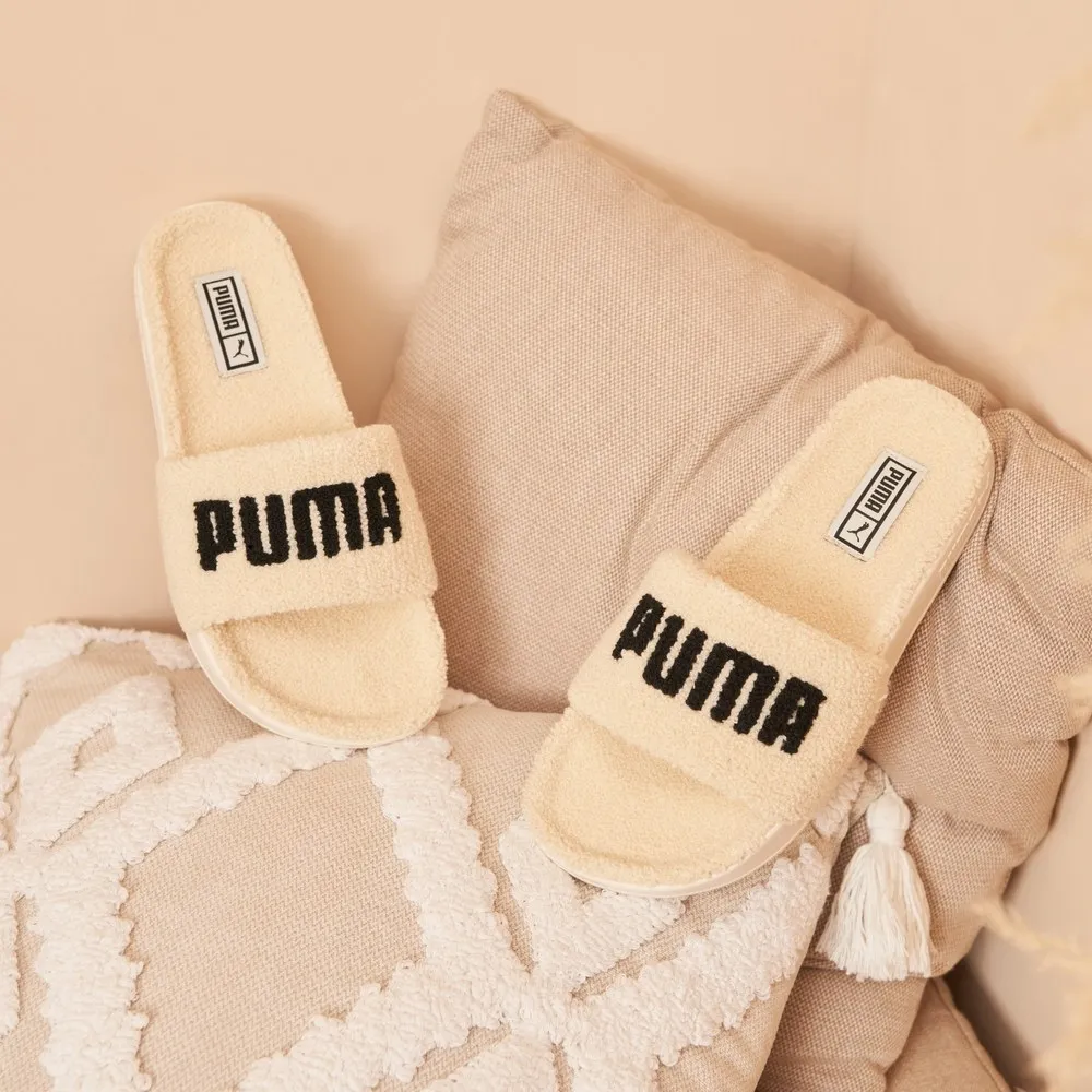 Puma 拖鞋 Leadcat 2.0 Sherpa 米白 黑 羊羔絨鞋面 男鞋 女鞋 【ACS】 38731402 歷史價格詳細信息