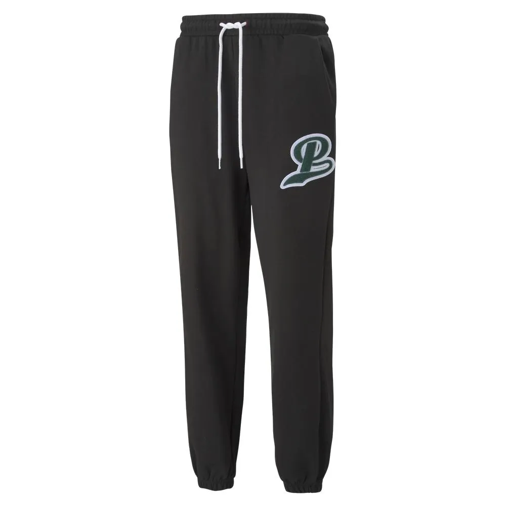 【PUMA】 流行系列Puma T長褲 長褲 男 黑色-53917201 歷史價格詳細信息