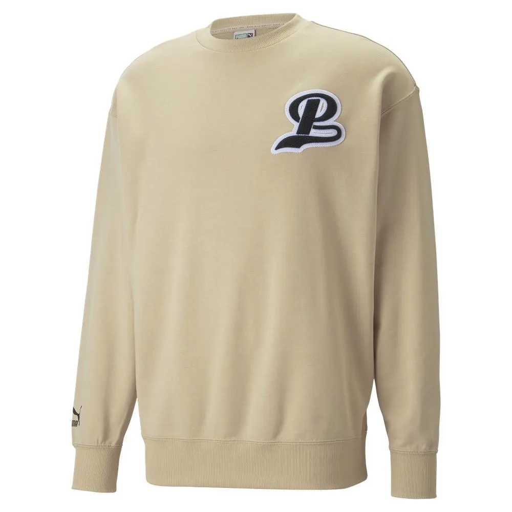 【PUMA】 流行系列Puma T圓領衫 圓領套頭衫 男 黑色-53917101 歷史價格詳細信息
