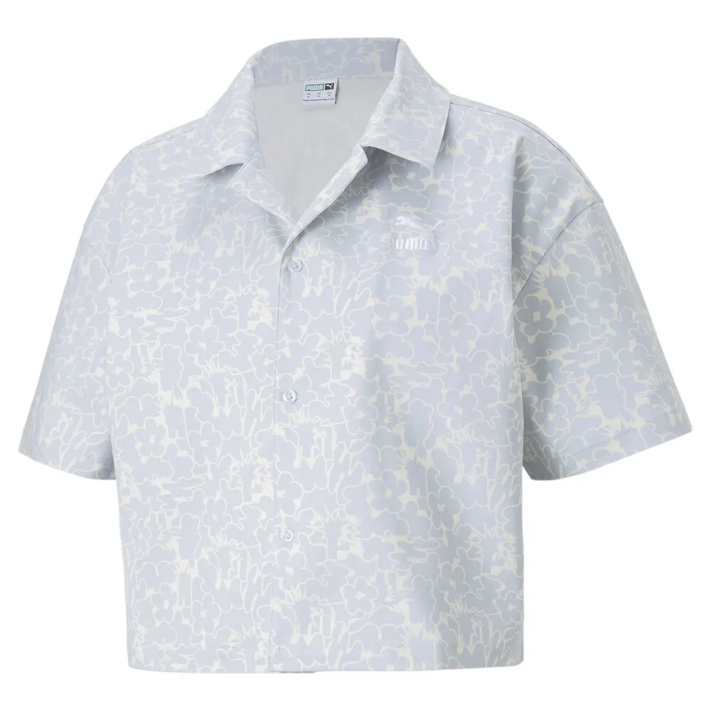 【PUMA官方旗艦】流行系列Classics SR印花短袖襯衫 女性 53684621 歷史價格詳細信息