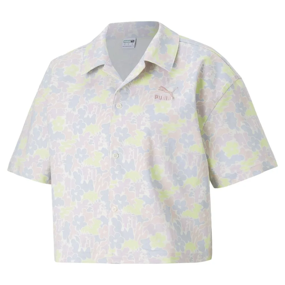 【PUMA官方旗艦】流行系列Classics SR印花短袖襯衫 女性 53684621 歷史價格詳細信息