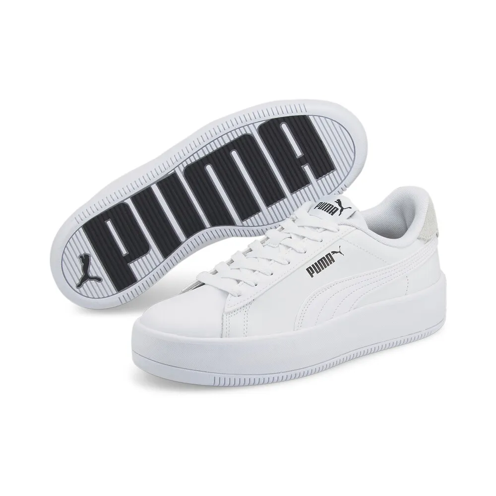 Puma 休閒鞋 Lily Platform L Wns 厚底增高 白 灰 小白鞋 女鞋 【ACS】 38461701 歷史價格詳細信息