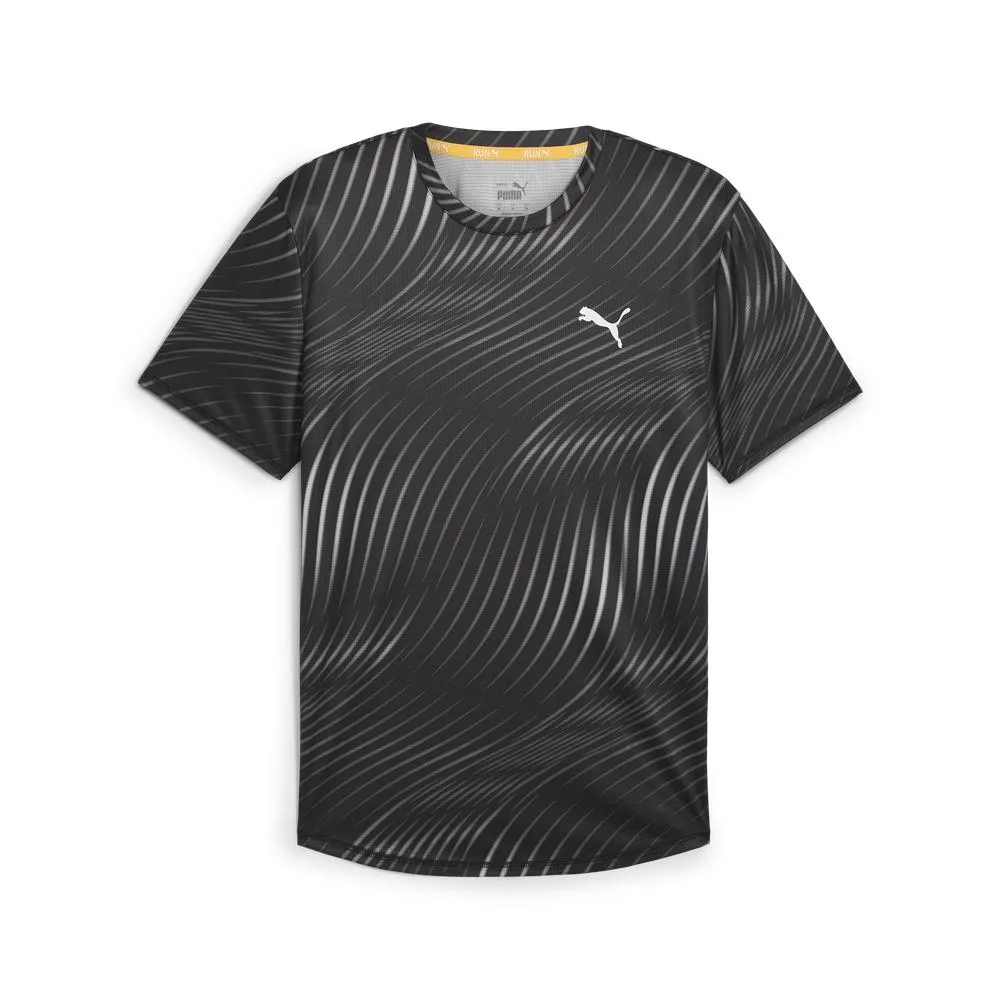 【PUMA】慢跑系列Run Fav印花連帽風衣外套(F) 風衣外套 女 黑色-52403582 歷史價格詳細信息