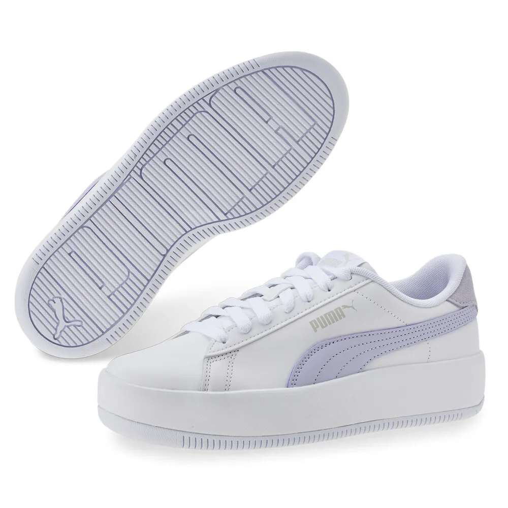 Puma 休閒鞋 Lily Platform L Wns 厚底增高 白 灰 小白鞋 女鞋 【ACS】 38461701 歷史價格詳細信息